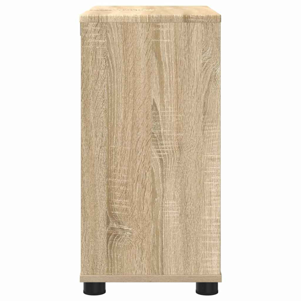 Produktbild för Badrumsvaskskåp Sonoma-ek 60 x 30 x 60 cm Konstruerat trä