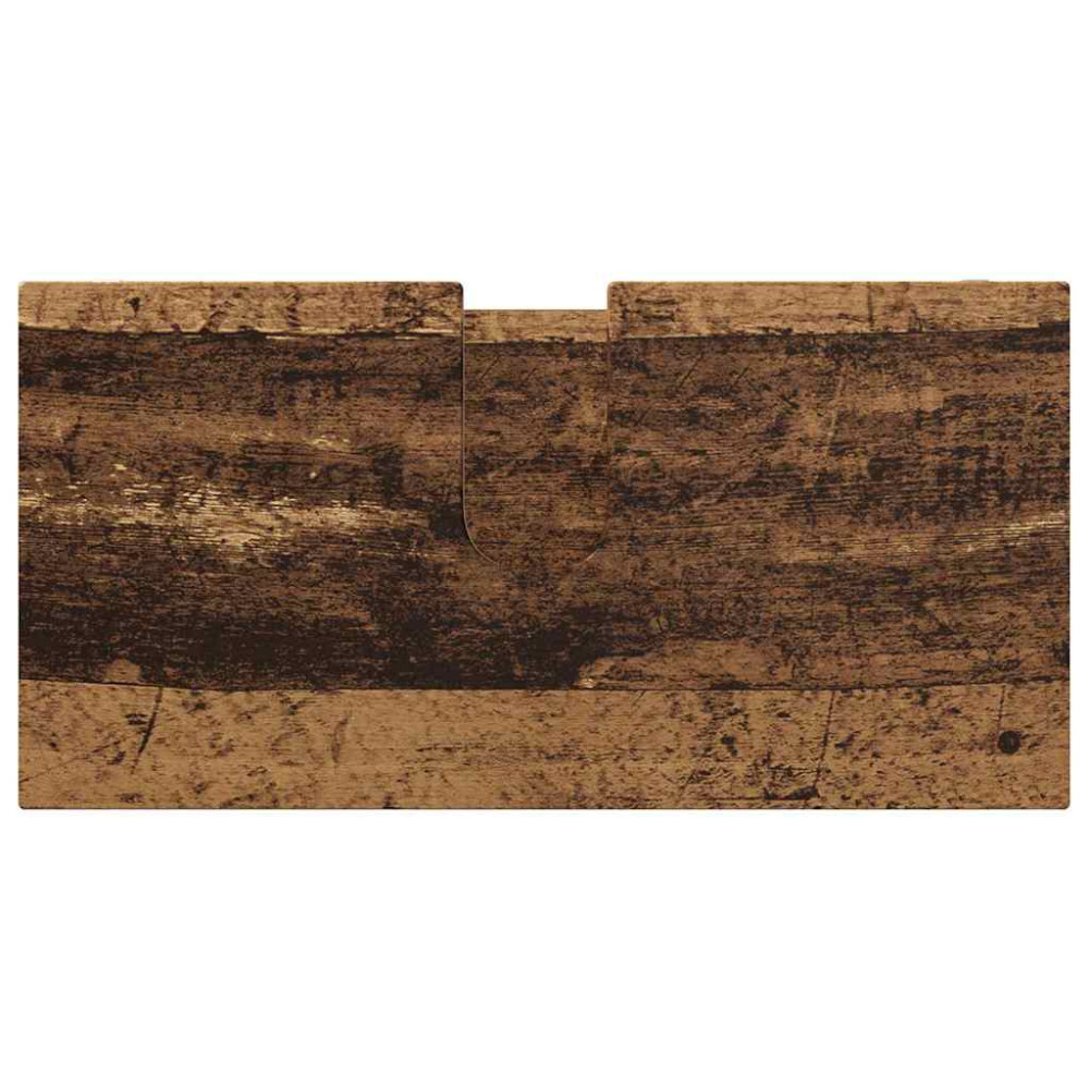 Produktbild för Badrumsvaskskåp Gammalt trä 60 x 30 x 60 cm Konstruerat trä