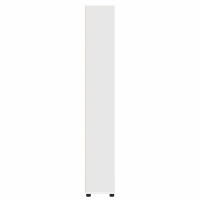 Produktbild för Badrumsskåp med hylla Vit 30,5 x 30 x 195 cm Konstruerat trä