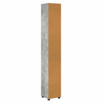 Produktbild för Badrumsskåp Betonggrå 30,5 x 30 x 195 cm Konstruerat trä