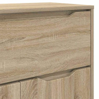 Produktbild för Badrumsskåp Sonoma-ek 72,5 x 36,5 x 100 cm Konstruerat trä