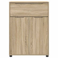 Produktbild för Badrumsskåp Sonoma-ek 72,5 x 36,5 x 100 cm Konstruerat trä