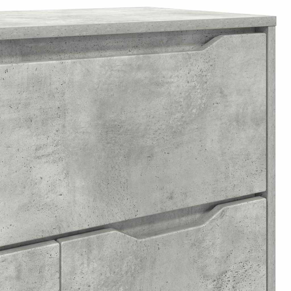 Produktbild för Badrumsskåp Betonggrå 72,5 x 36,5 x 100 cm Konstruerat trä