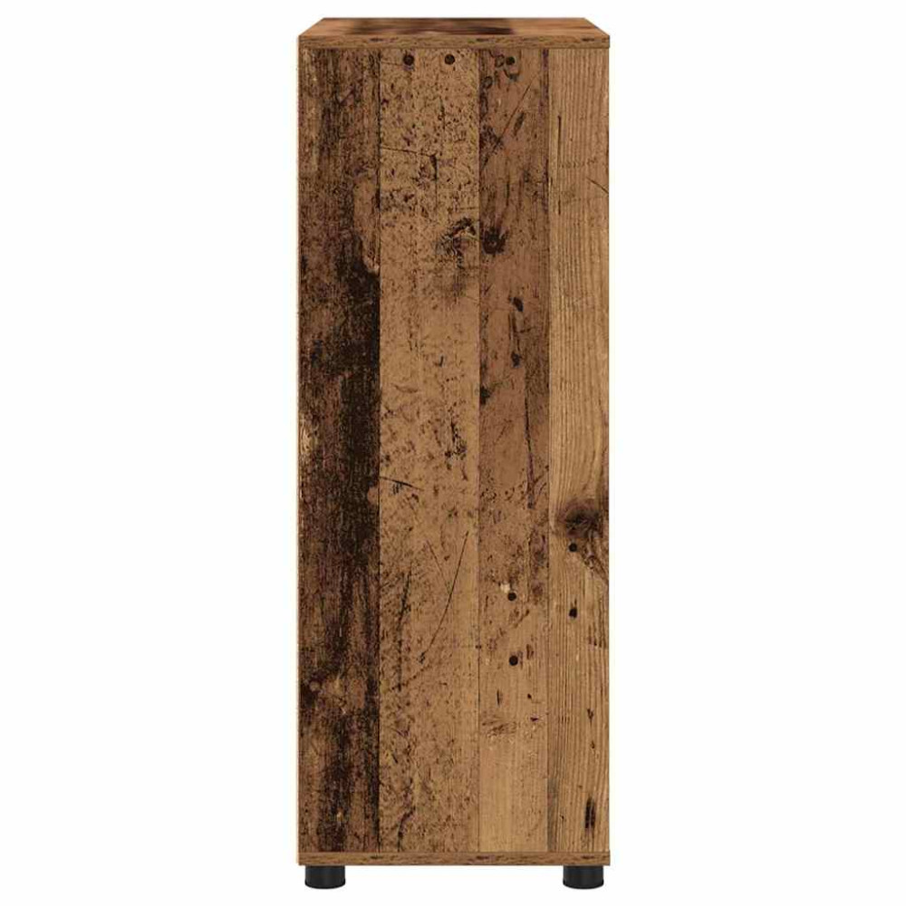 Produktbild för Badrumsskåp Gammalt trä 72,5 x 36,5 x 100 cm Konstruerat trä