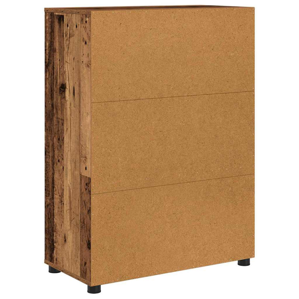 Produktbild för Badrumsskåp Gammalt trä 72,5 x 36,5 x 100 cm Konstruerat trä