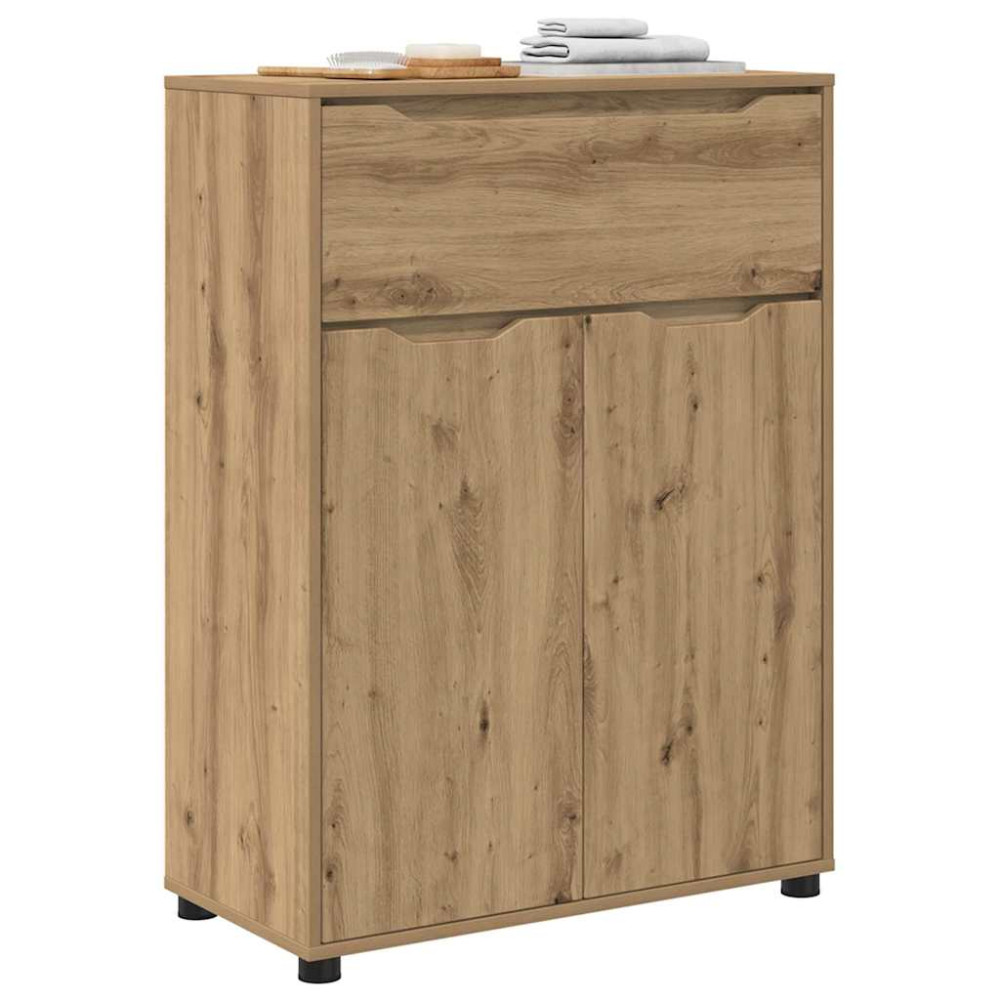 Produktbild för Badrumsskåp Artisan Ek 72,5 x 36,5 x 100 cm Konstruerat trä