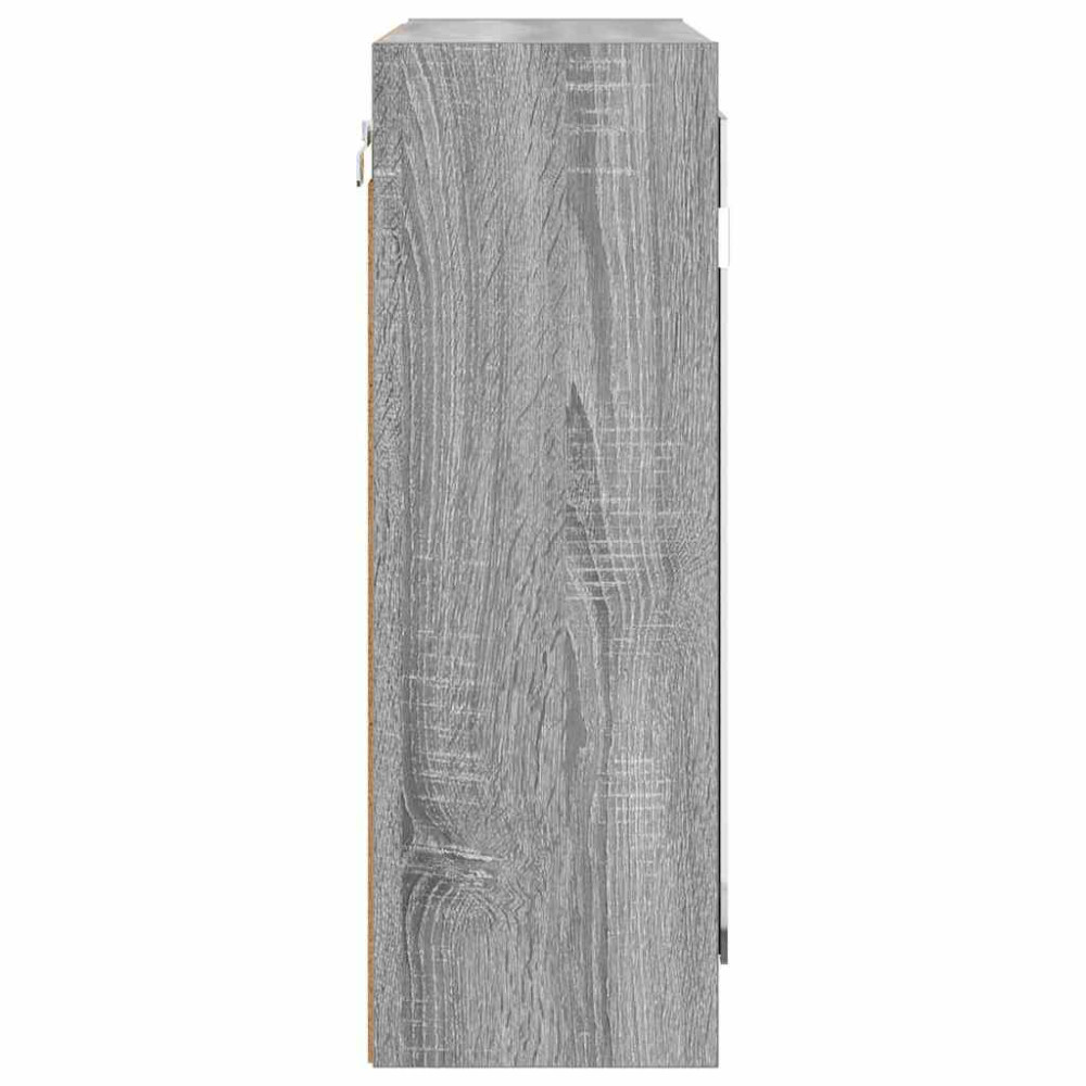 Produktbild för Badrumsspegelskåp Grå Sonoma 60 x 20 x 60 cm Konstruerat trä