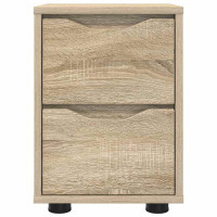 Produktbild för Sängbord 2 pcs Sonoma-ek 30,5 x 30 x 43 cm Konstruerat trä