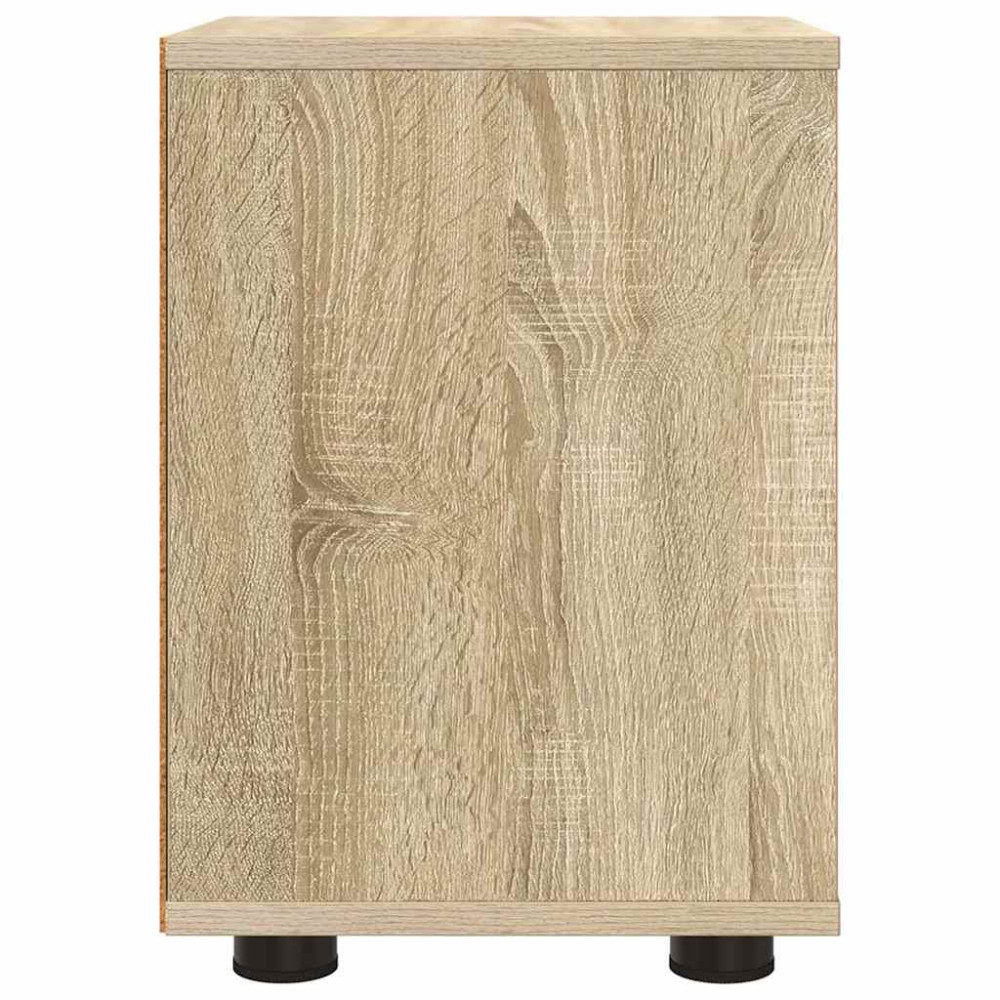 Produktbild för Sängbord 2 pcs Sonoma-ek 30,5 x 30 x 43 cm Konstruerat trä