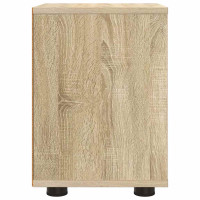 Produktbild för Sängbord 2 pcs Sonoma-ek 30,5 x 30 x 43 cm Konstruerat trä