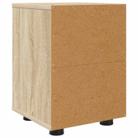 Produktbild för Sängbord 2 pcs Sonoma-ek 30,5 x 30 x 43 cm Konstruerat trä