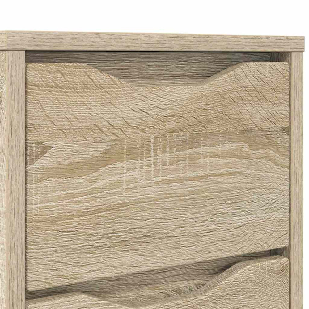 Produktbild för Sängbord 2 pcs Sonoma-ek 30,5 x 30 x 43 cm Konstruerat trä