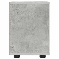 Produktbild för Sängbord 2 pcs Betonggrå 30,5 x 30 x 43 cm Konstruerat trä