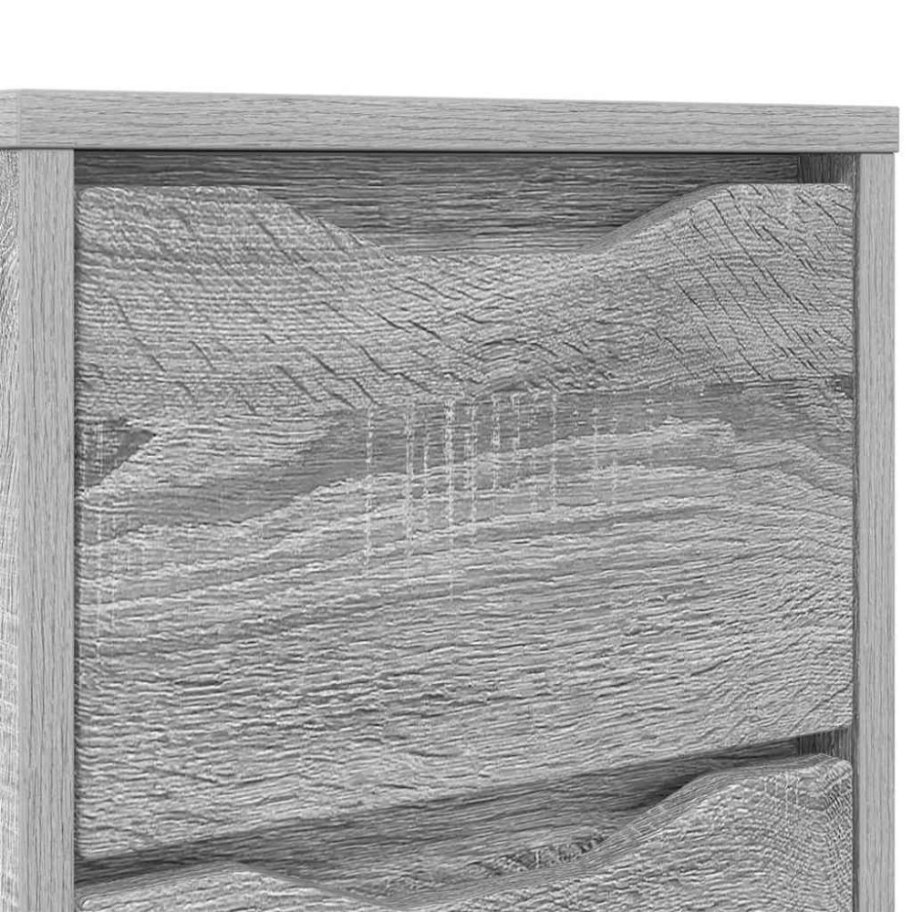 Produktbild för Sängbord 2 pcs Grå Sonoma 30,5 x 30 x 43 cm Konstruerat trä