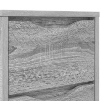 Produktbild för Sängbord 2 pcs Grå Sonoma 30,5 x 30 x 43 cm Konstruerat trä