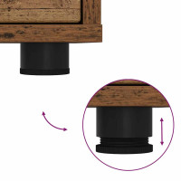 Produktbild för Sängbord 2 pcs Gammalt trä 30,5 x 30 x 43 cm Konstruerat trä