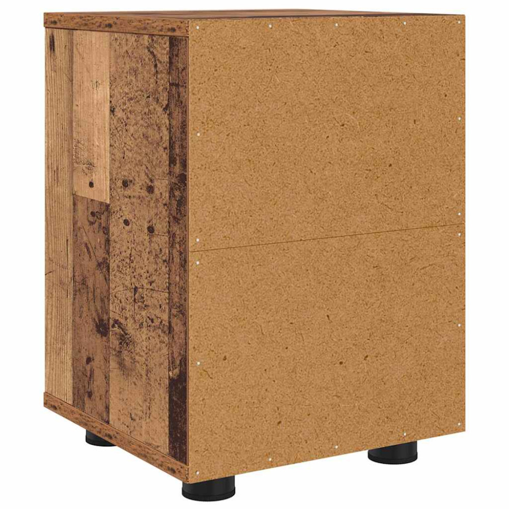 Produktbild för Sängbord 2 pcs Gammalt trä 30,5 x 30 x 43 cm Konstruerat trä