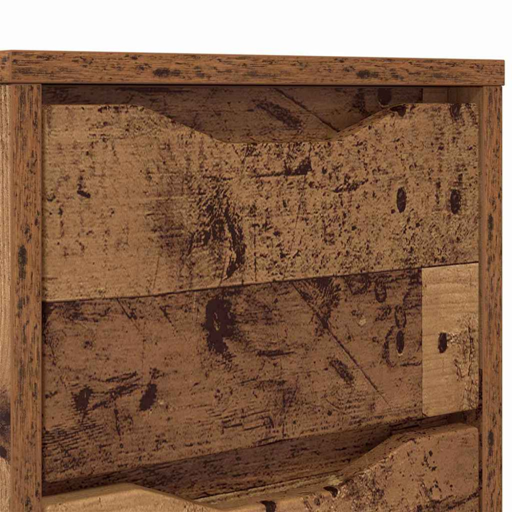 Produktbild för Sängbord 2 pcs Gammalt trä 30,5 x 30 x 43 cm Konstruerat trä