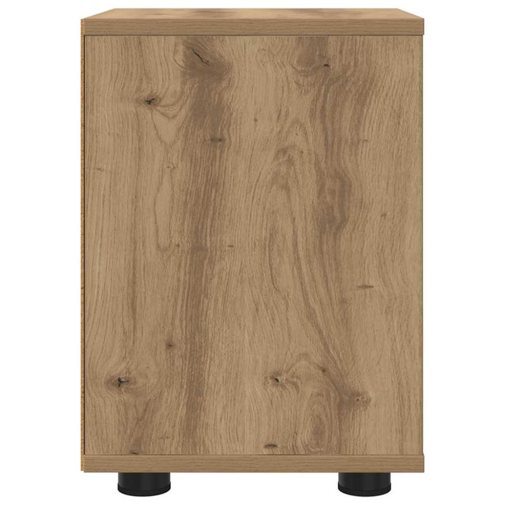Produktbild för Sängbord 2 pcs Artisan Ek 30,5 x 30 x 43 cm Konstruerat trä