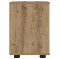 Produktbild för Sängbord 2 pcs Artisan Ek 30,5 x 30 x 43 cm Konstruerat trä