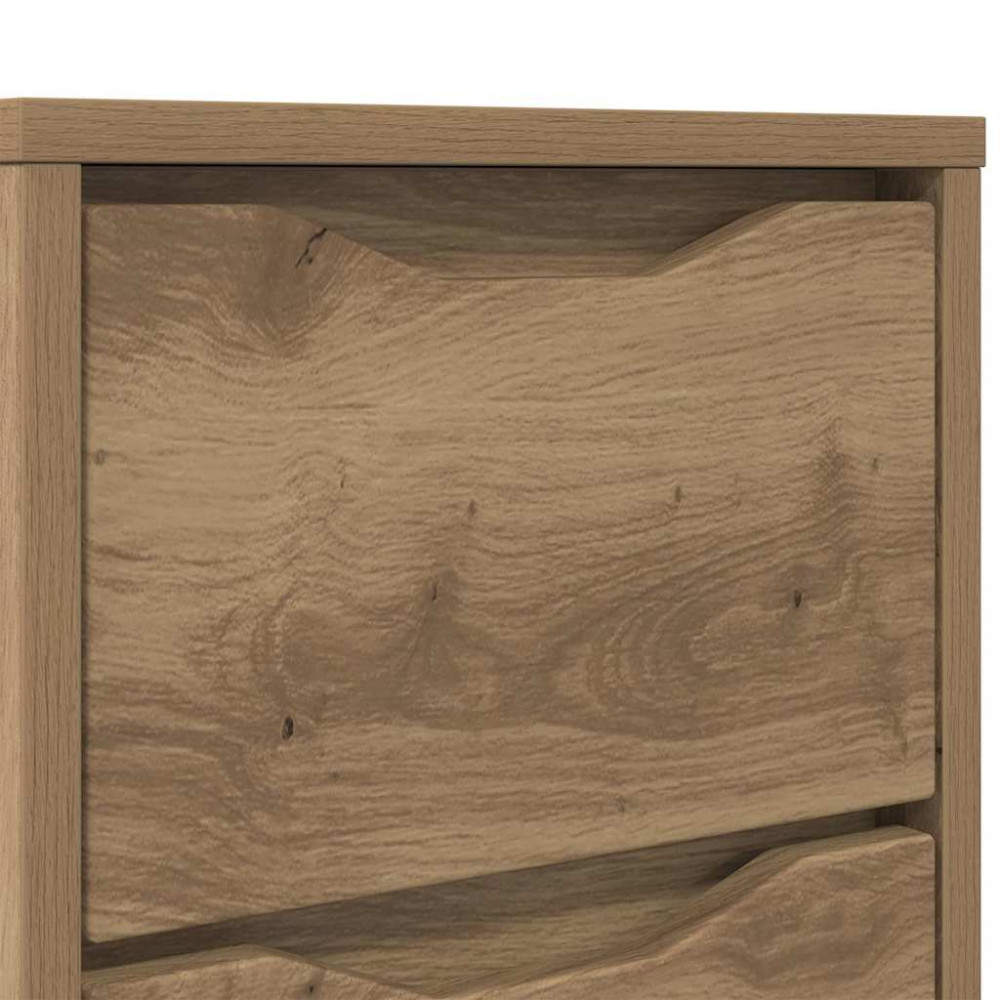 Produktbild för Sängbord 2 pcs Artisan Ek 30,5 x 30 x 43 cm Konstruerat trä