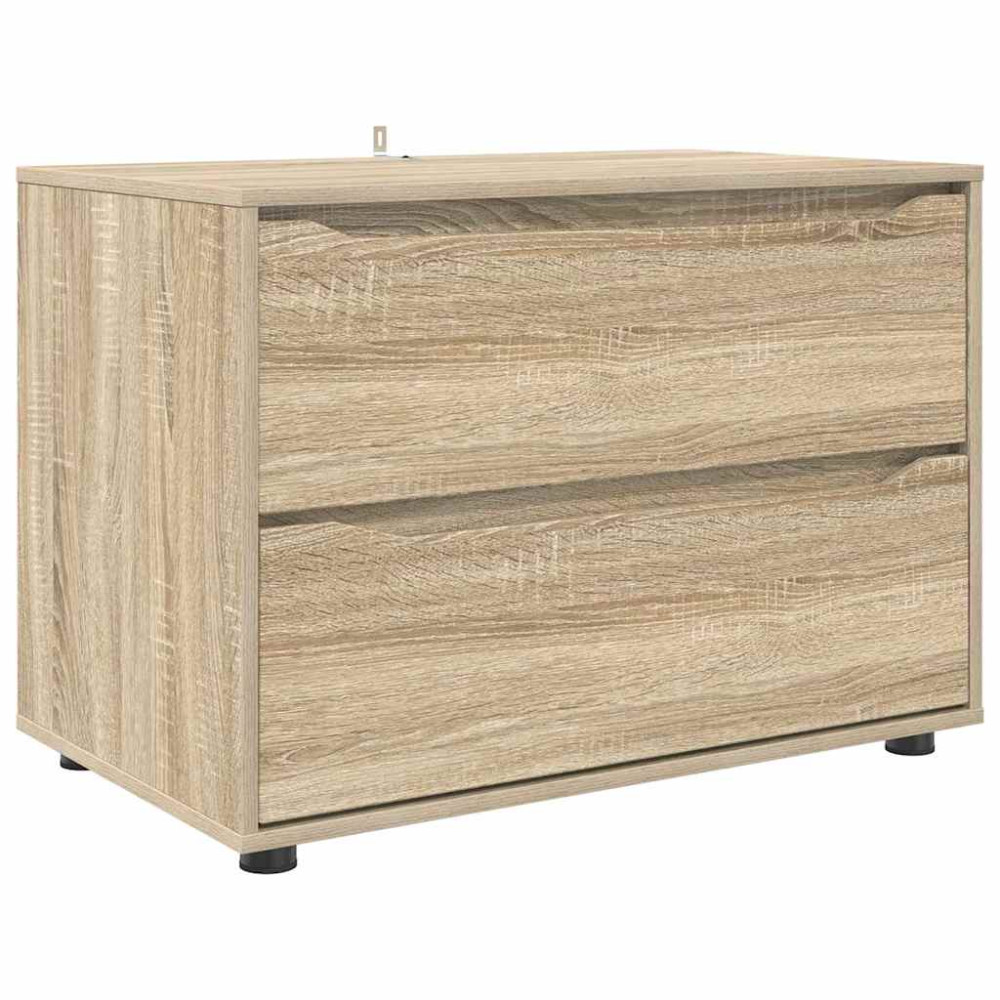 Produktbild för Förvaringsskåp Sonoma-ek 80 x 48 x 57 cm Konstruerat trä