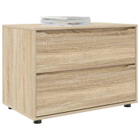 Produktbild för Förvaringsskåp Sonoma-ek 80 x 48 x 57 cm Konstruerat trä
