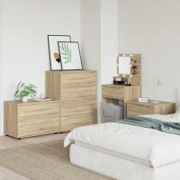 Produktbild för Förvaringsskåp Sonoma-ek 80 x 48 x 57 cm Konstruerat trä