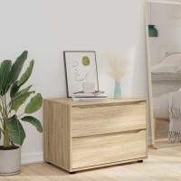 Produktbild för Förvaringsskåp Sonoma-ek 80 x 48 x 57 cm Konstruerat trä