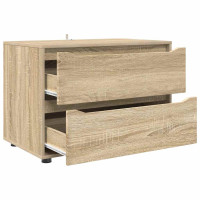 Produktbild för Förvaringsskåp Sonoma-ek 80 x 48 x 57 cm Konstruerat trä