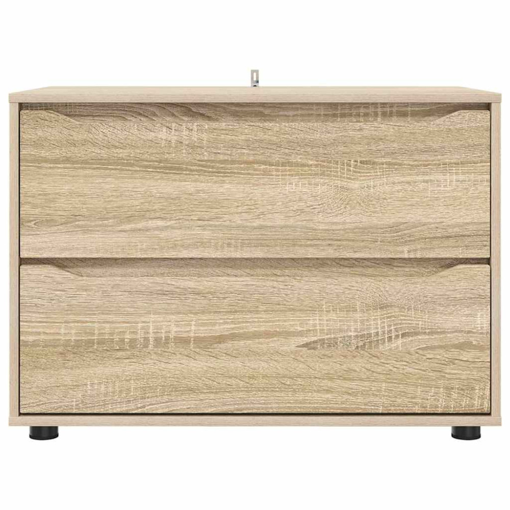 Produktbild för Förvaringsskåp Sonoma-ek 80 x 48 x 57 cm Konstruerat trä