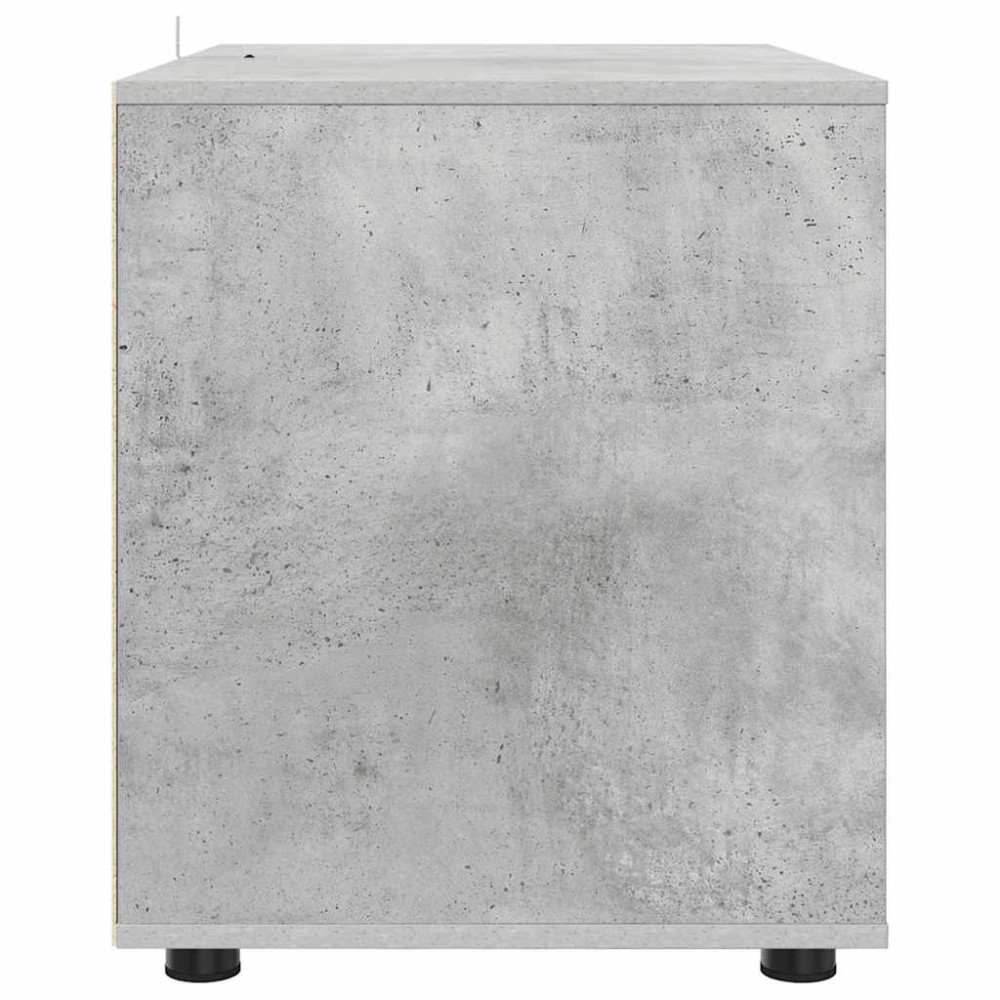 Produktbild för Förvaringsskåp Betonggrå 80 x 48 x 57 cm Konstruerat trä