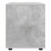 Produktbild för Förvaringsskåp Betonggrå 80 x 48 x 57 cm Konstruerat trä