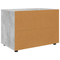 Produktbild för Förvaringsskåp Betonggrå 80 x 48 x 57 cm Konstruerat trä
