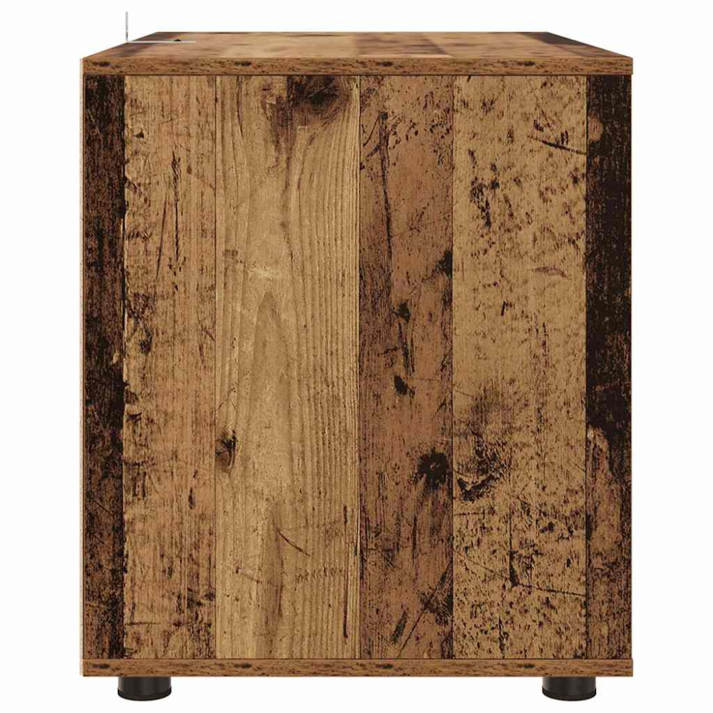 Produktbild för Förvaringsskåp Gammalt trä 80 x 48 x 57 cm Konstruerat trä