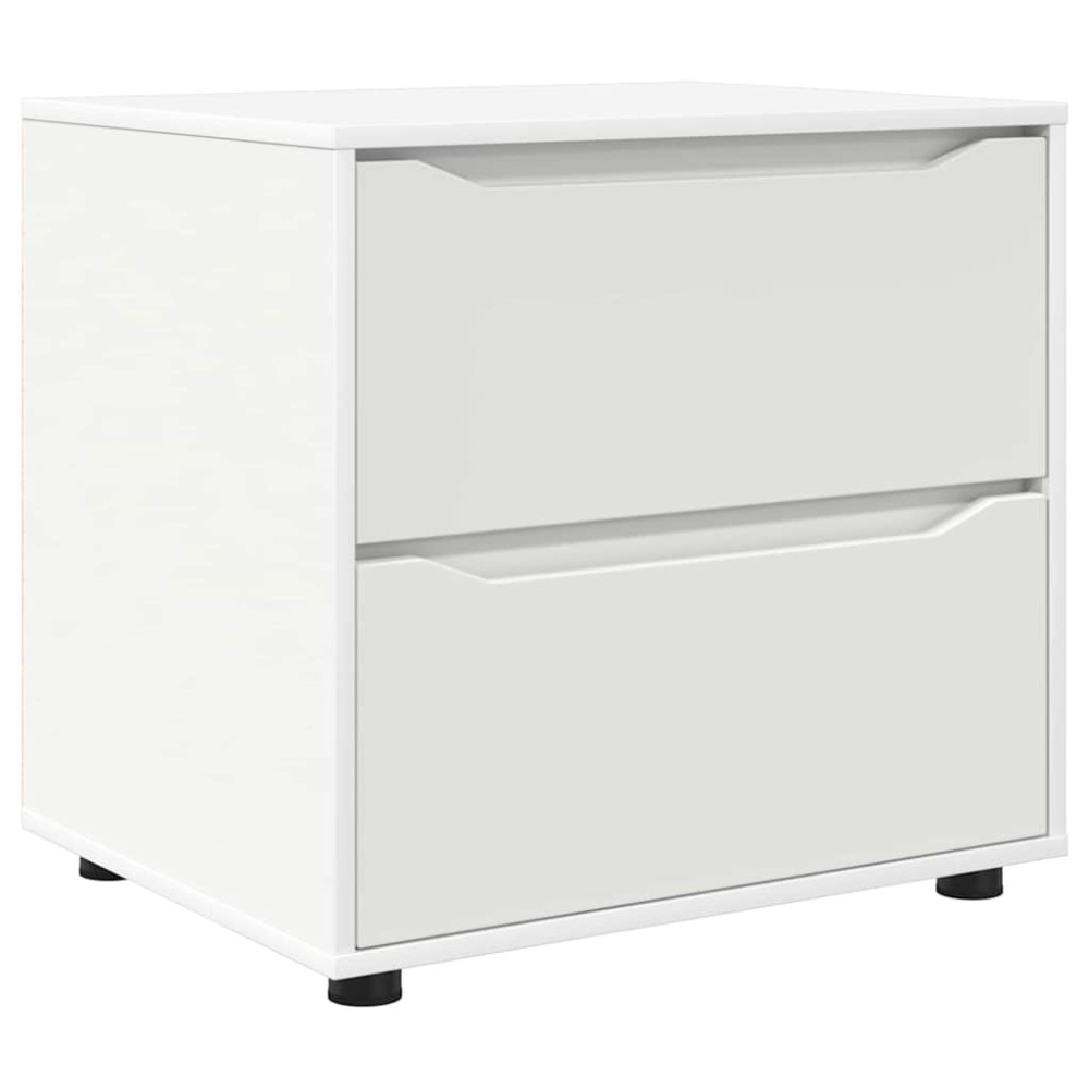 Produktbild för Förvaringsskåp Vit 60 x 48 x 57 cm Konstruerat trä