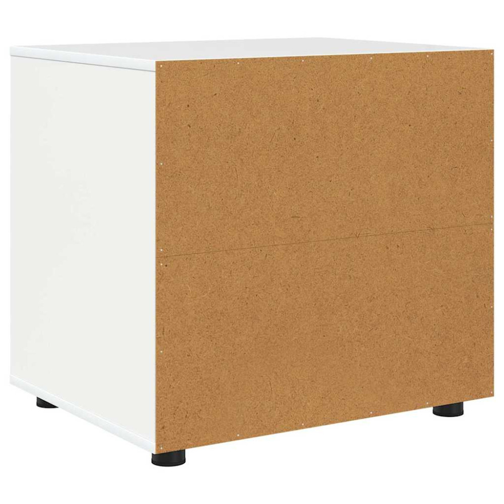 Produktbild för Förvaringsskåp Vit 60 x 48 x 57 cm Konstruerat trä