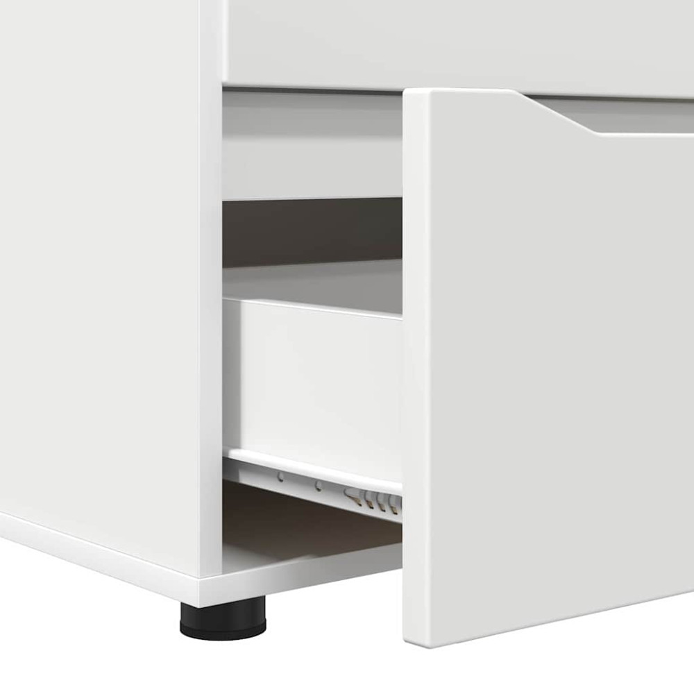 Produktbild för Förvaringsskåp Vit 60 x 48 x 57 cm Konstruerat trä