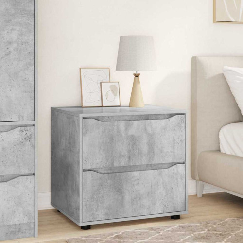 vidaXL Förvaringsskåp Betonggrå 60 x 48 x 57 cm Konstruerat trä