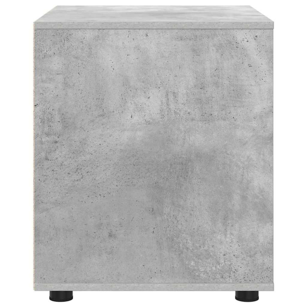 Produktbild för Förvaringsskåp Betonggrå 60 x 48 x 57 cm Konstruerat trä