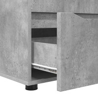 Produktbild för Förvaringsskåp Betonggrå 60 x 48 x 57 cm Konstruerat trä