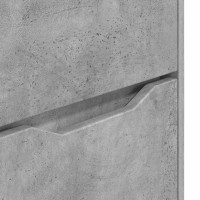 Produktbild för Förvaringsskåp Betonggrå 60 x 48 x 57 cm Konstruerat trä