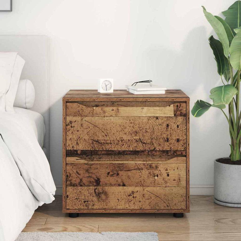 Produktbild för Förvaringsskåp Gammalt trä 60 x 48 x 57 cm Konstruerat trä