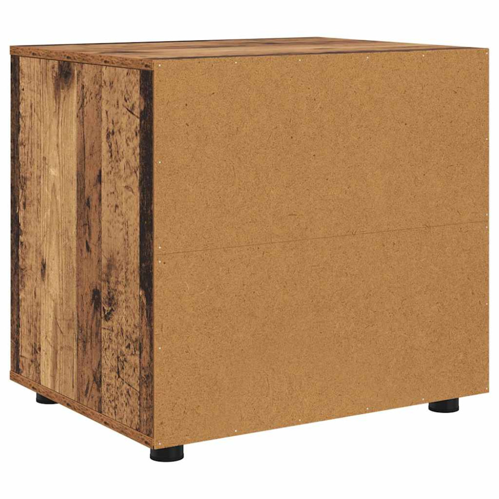 Produktbild för Förvaringsskåp Gammalt trä 60 x 48 x 57 cm Konstruerat trä