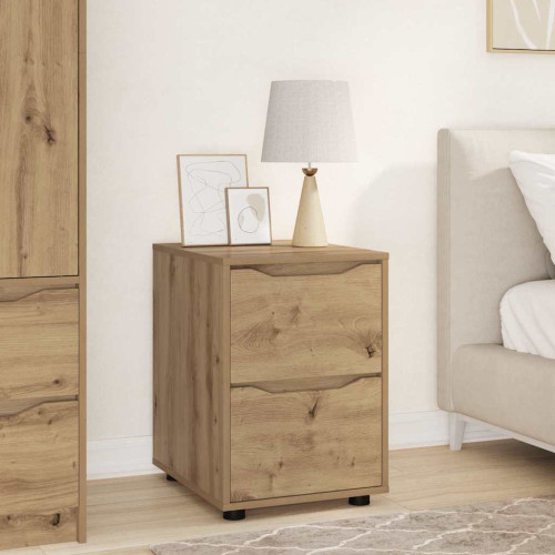 vidaXL Förvaringsskåp Artisan Ek 40 x 48 x 57 cm Konstruerat trä