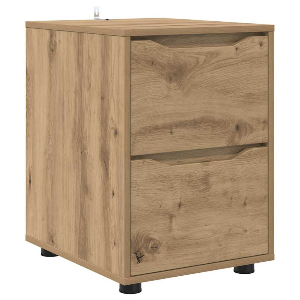 Produktbild för Förvaringsskåp Artisan Ek 40 x 48 x 57 cm Konstruerat trä