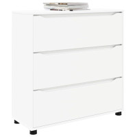 Produktbild för Förvaringsskåp Vit 80 x 31 x 81 cm Konstruerat trä