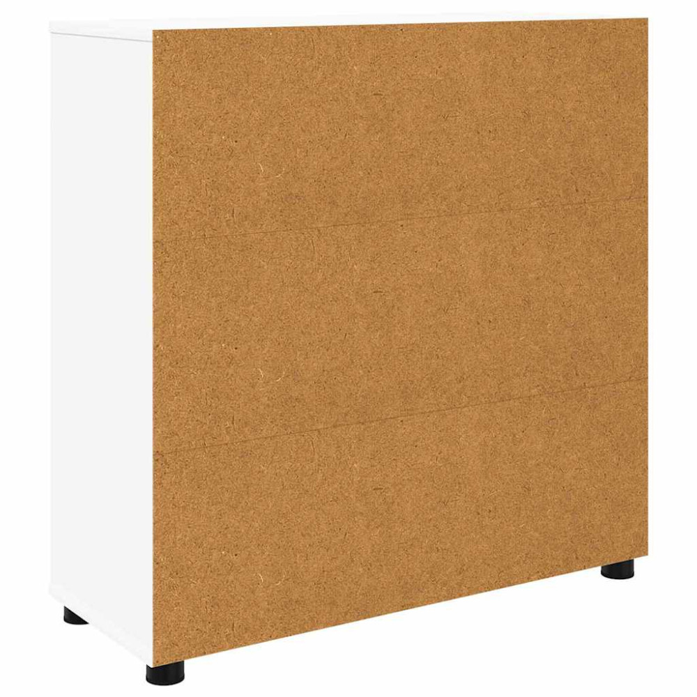 Produktbild för Förvaringsskåp Vit 80 x 31 x 81 cm Konstruerat trä