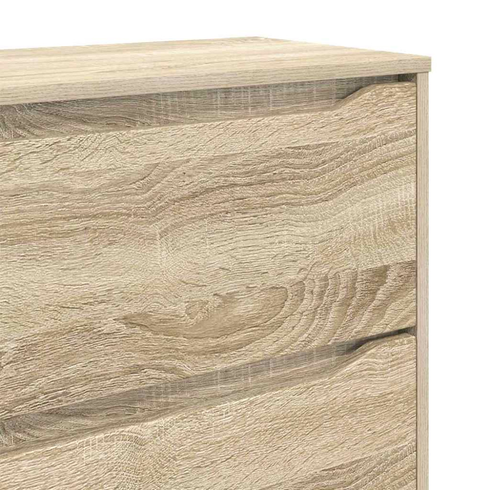 Produktbild för Förvaringsskåp Sonoma-ek 80 x 31 x 81 cm Konstruerat trä
