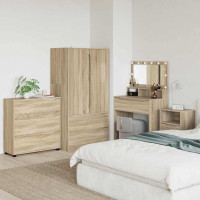 Produktbild för Förvaringsskåp Sonoma-ek 80 x 31 x 81 cm Konstruerat trä